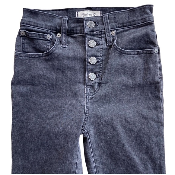 Madewell Cali Demi-Boot Jeans in Bellspring Wash: Button-Front Edition #AA897 - Picture 9 of 14
